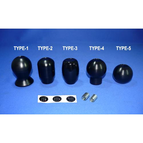 オートスタッフ レーシングウエイト シフトノブ TYPE-3 390g スチール ピアノブラック塗装...