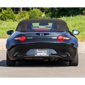 マツダ　ロードスター　NDERC用HKS ステンレスマフラー　車検対応　美品 HKS 【個人宅配送可能!!】 リーガマックスプレミアム マツダ