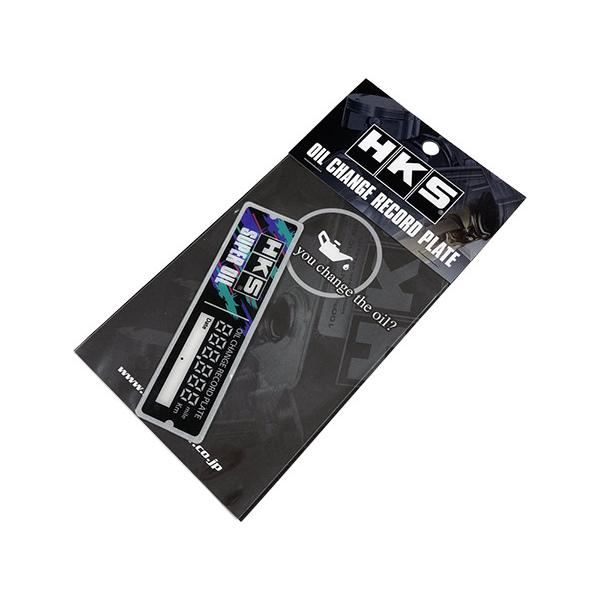 51007-AK398 HKS OIL CHANGE RECORD PLATE   HKS