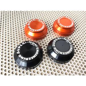 FC3S RX-7 ハブリング機能付きカバー 2個 黒 スーパーナウ