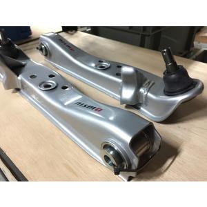 S14 シルビア 調整式 ピロ フロント ロアアーム 青 テンション