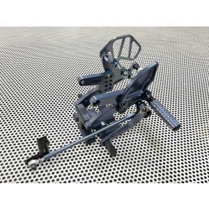 なつ VFR400R 89-93 NC30 レーシングバックステップ タイプB ガンメタ 逆