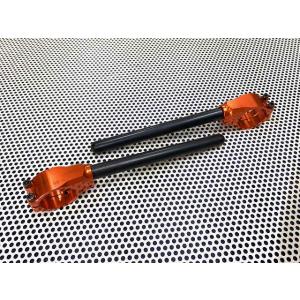 専用⑨ VFR400R 89-93 NC30 レーシングハンドル タイプAvΦ41 10° オレンジ