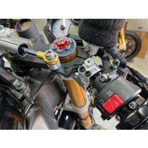 ZX-6R 09- レーシングハンドル タイプC 黒 スーパーナウ