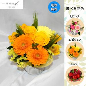 クール便でお届け 花ギフト 季節のおまかせフラワーアレンジメントSSサイズ 誕生日プレゼント 退職祝い 送別 退院祝い 記念日｜noend-flower