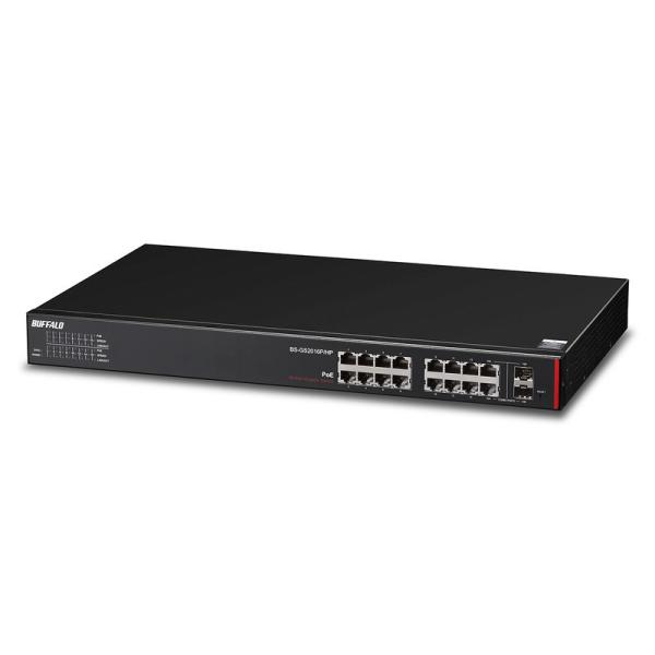 新品・送料無料 BUFFALO BS-GS2016P/HP 法人向け Layer2 Giga 大容量...