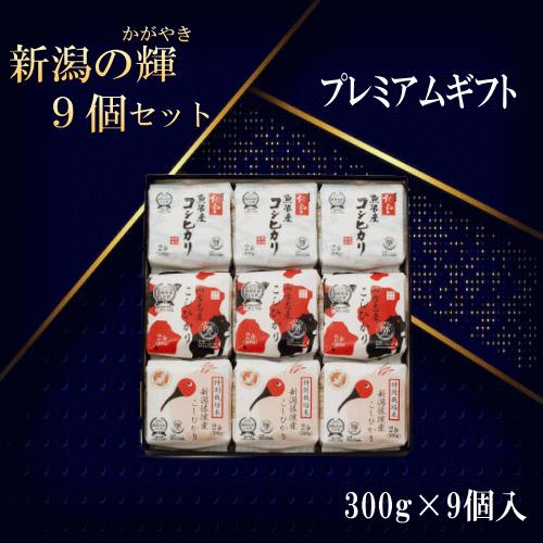 ギフト 送料無料 令和７年産 新潟の輝９個セット 米 お米 白米 精米 新潟 産地直送
