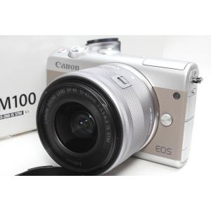 ミラーレス一眼 Canon キヤノン EOS M100 レンズキット グレー 新品SDカード付き｜nogi-camerayshop