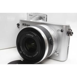 ミラーレス一眼 Nikon ニコン 1 J3 標準ズームレンズキット シルバー SDカード付き