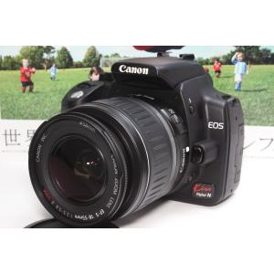 一眼レフ Canon キヤノン EOS Kiss Digital N レンズキット ブラック