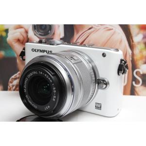 ミラーレス一眼 OLYMPUS オリンパス PEN E-PL3 レンズキット ホワイト 新品SDカード付き｜nogi-camerayshop