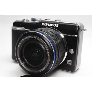 ミラーレス一眼 OLYMPUS オリンパス PEN E-PL1 レンズキット ブラック 新品SDカード付き｜nogi-camerayshop