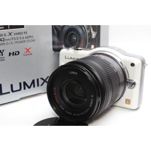 ミラーレス一眼 Panasonic パナソニック LUMIX GF3 標準ズームレンズキット ホワイト 新品SDカード付き｜nogi-camerayshop