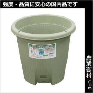 【安全興業】AZベジプランター丸型 380 グリーン 菜園プランター 野菜プランター｜nogyo-shizai
