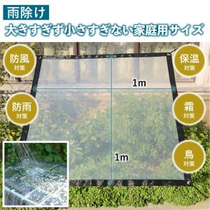 雨除け 遮光 ネット 2枚セット 1m×1m ...の詳細画像1