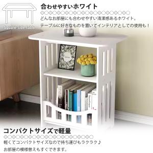 サイドテーブル ベッドサイドテーブル スクエア...の詳細画像3