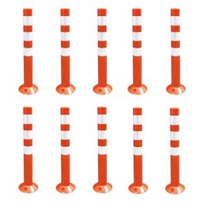 10本セット 車線分離標 コーンポスト 75cm ガイドポスト