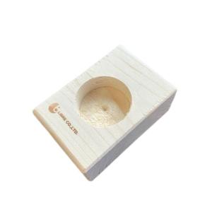 角型 エサ皿 ワイドタイプ用 1つ穴 ロゴ入