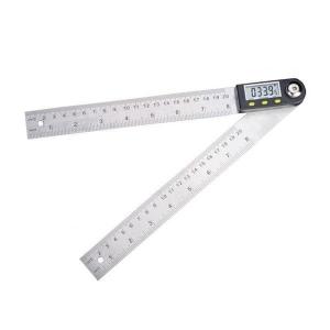 デジタル角度計 角度器 360度 分度器 20cm 定規 ホールド機能