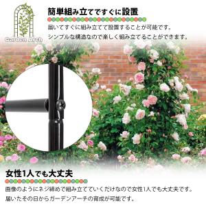 ガーデンアーチ アーチ アイアン ゲート バラ...の詳細画像4