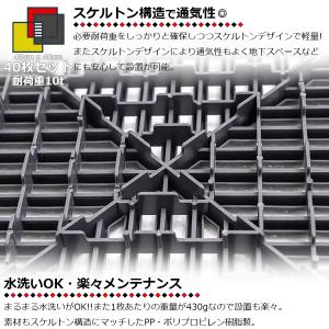 ガレージタイル ガレージマット 40枚セット ...の詳細画像3