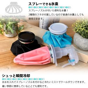 スプレーノズル付き氷嚢 3色 2サイズ 氷のう...の詳細画像1