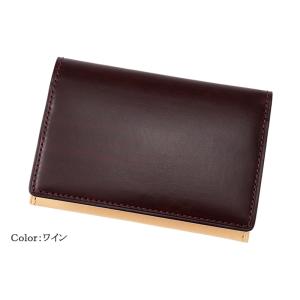 メンズ キプリス 栃木レザー 名刺入れ ササマ...の詳細画像5