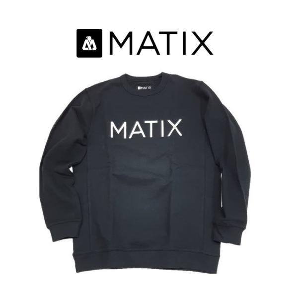 MATIX トレーナー　スウェット　マティックス　01741-00T　メンズ  フリース　ブラック