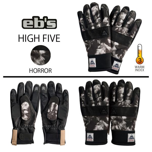 スノーボード 冬 グローブ セール 50%OFF eb&apos;s HIGH FIVE HORROR SKI...