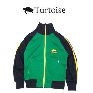 TURTOISE　スウェット　ZIP トレーナー　タータス　メンズ 　Green/Yellow｜noisy-store