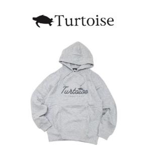 TURTOISE　スウェット　プルオーバーパーカー　タータス　GROUND-HOODIE　メンズ  パーカー　フード　グレー｜noisy-store