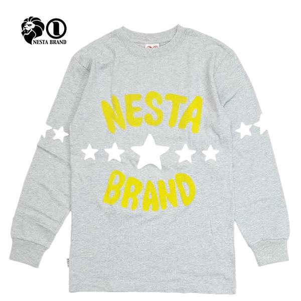 NESTA  ロングTシャツ　LS1110F NESTABRAND ネスタ　ストリートウェア　アメカ...