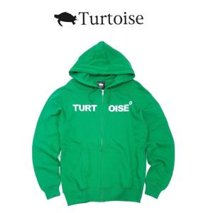 TURTOISE　スウェット　ZIPパーカー 　タータス　メンズ 　Green｜noisy-store