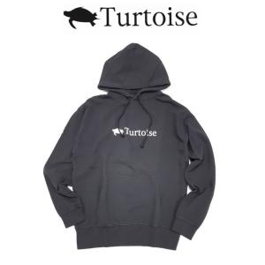 TURTOISE　スウェット　プルオーバーパーカー　タータス　P-HOODIE-BASIC　メンズ  パーカー　フード　ブラック｜noisy-store