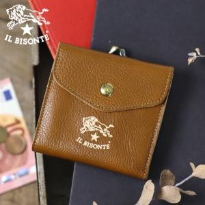IL BISONTE 焼きヌメ二つ折り財布 小銭入れ付き　保存袋付き IL BISONTE（イルビゾンテ） 二つ折り財布 小銭入れ付き メンズ