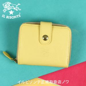 IL BISONTE（イルビゾンテ） 財布 サークルビッグロゴL字ファスナー