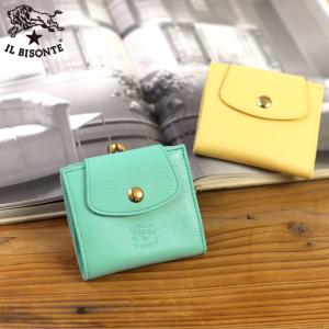 IL BISONTE イルビゾンテ 財布 がま口 SMW011 PV0001 GR339B IL BISONTE イルビゾンテ 財布 がま口 SMW011 PV0001 GR339B