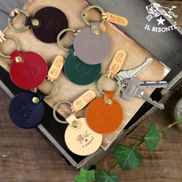 イルビゾンテ キーホルダー サークルレザーキーホルダー 54_1_ 54222309150 IL B...