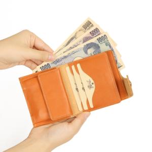 イルビゾンテ 財布 二つ折り財布ワンボタンフラ...の詳細画像5