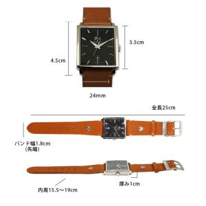 イルビゾンテ 腕時計 スクエアフェイス(メンズ...の詳細画像4