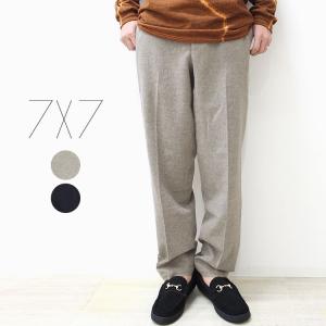 【s30】【セブンバイセブン/7×7】RELAX TROUSERS（リラックストラウザース）-Washable wool[800-9240070]【送料無料】【キャンセル返品交換不可】【let】｜noix