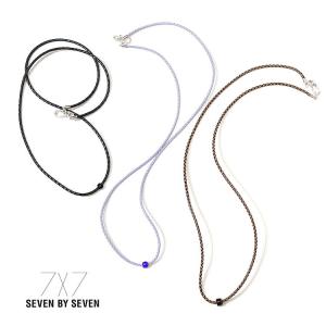 【s30】【セブンバイセブン/7×7】SBS×Rooster King&Co. BRAIDED LEATHER NECKLACE[800-2174108]【送料無料】【キャンセル返品交換不可】【let】｜noix