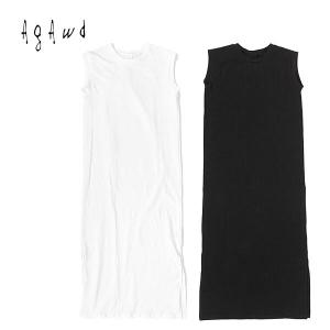 【アガウド/AgAwd】Nosleeve Tee One-piece（ノースリーブティーワンピース）[20-440256]【送料無料】｜noix