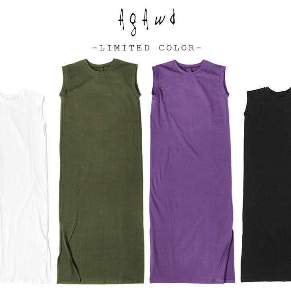 【s40】【アガウド/AgAwd】INDIGO 別注 Nosleeve Tee One-piece ...