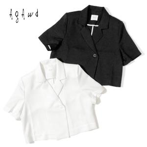 【s30】【アガウド/AgAwd】Tailored Short Jacket（テーラードショートジャケット）[2217-880428]【送料無料】【キャンセル返品交換不可】【let】｜noix