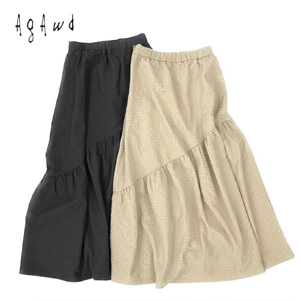 【アガウド/AgAwd】Switch Gathered Skirt（スイッチギャザースカート）[23...