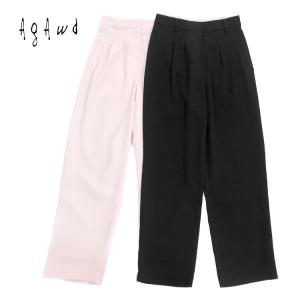 【アガウド/AgAwd】Highwaist Tuck Trousers（ハイウエストタックトラウザース）[2301-220686]【送料無料】｜noix