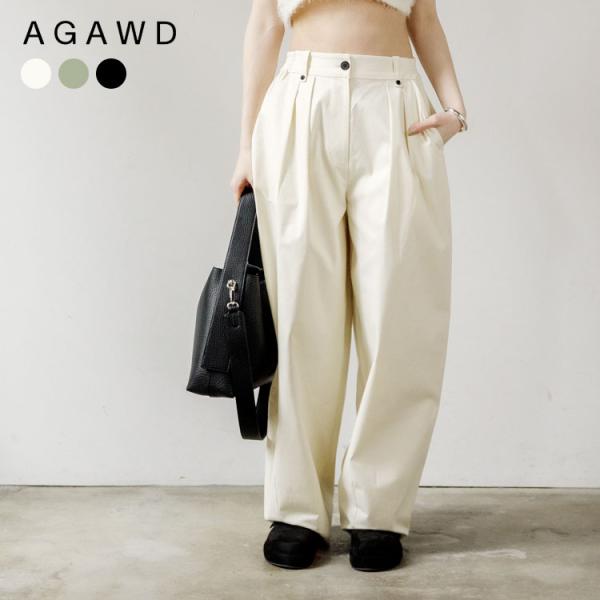 【s40】【アガウド/AgAwd】Volume Pants（ボリュームパンツ）[2401-22144...