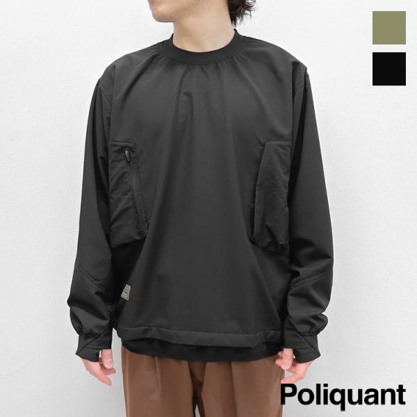 POLIQUANT ポリクアント THE DEFORMED L/S PULLOVER WITH UT...