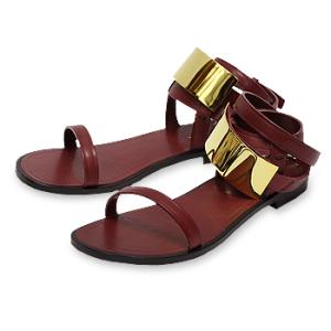 【在庫処分】【ピッピシック/Pippichic】Plate sandal flat 15 プレートサ...